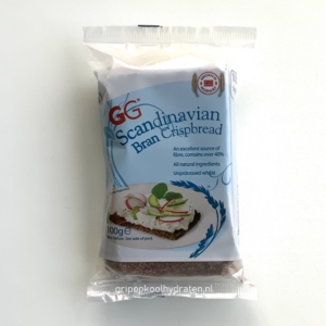 GG crackers Grip op Koolhydraten - Tarwe rogge 1 pakje 600