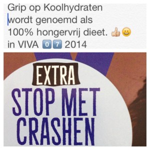 Viva nr 7 - februari 2014 - Stop met crashen - Grip op koolhydraten wordt genoemd als 100% hongervrij dieet