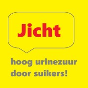 jicht hoog urinezuur door suikers en niet door eiwitten