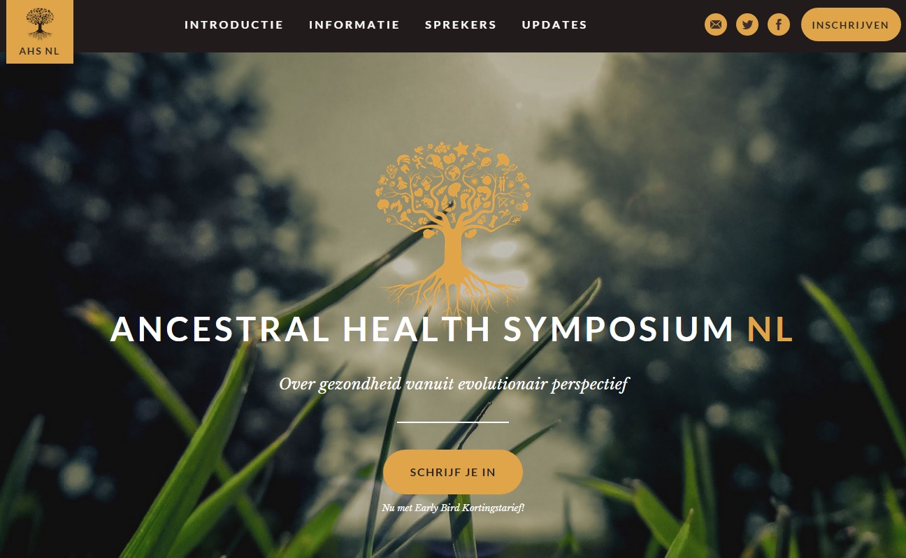 Ancestral Health Symposium in Nederland met o.a. Prof. Tim Noakes – 26 september 2015