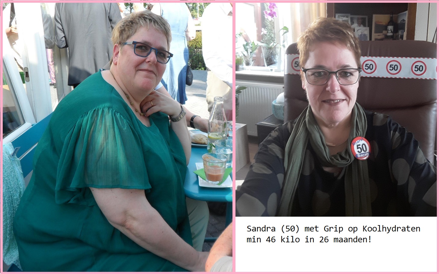 Succesverhaal Grip op Koolhydraten Sandra – min 46 kilo
