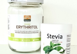 erythritol en steviapoeder Grip op Koolhydraten