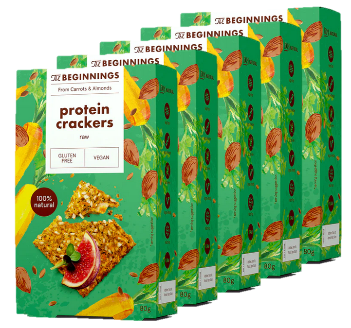 Proteïne crackers – 5 pakjes (voordeel)