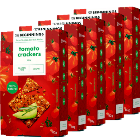 Koolhydraatarme tomaten crackers