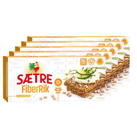 Fiberrik koolhydraatarme crackers