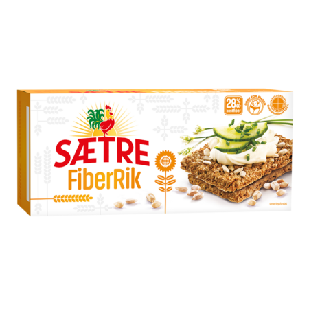 Fiberrik koolhydraatarme crackers