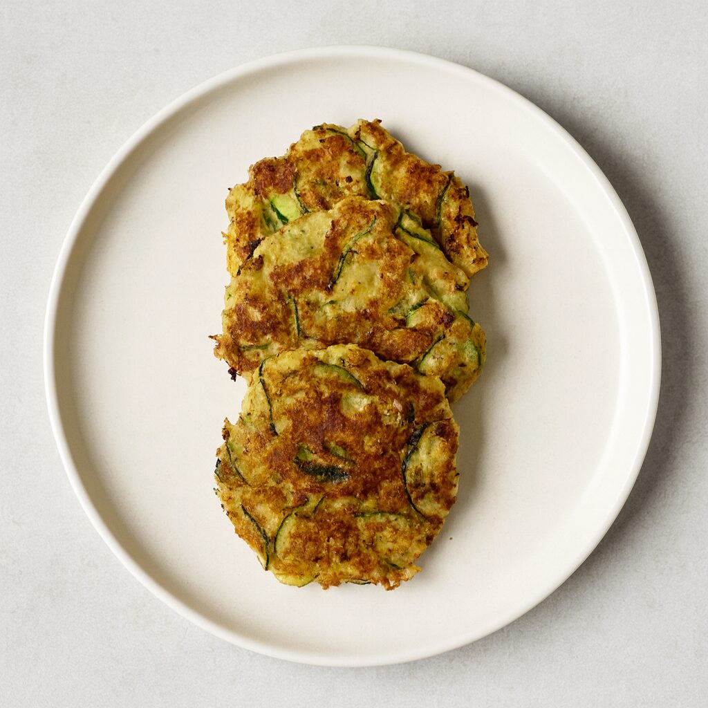 Koolhydraatarme Courgettepannenkoekjes