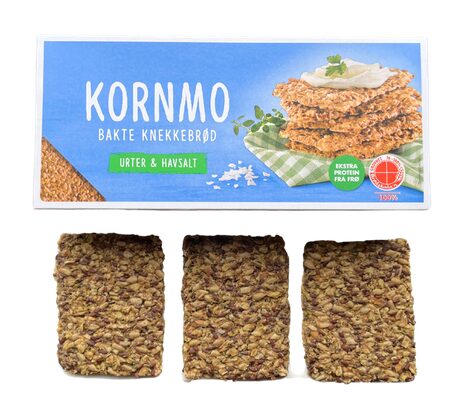Kornmo koolhydraatarme crackers Kornmo koolhydraatarme crackers