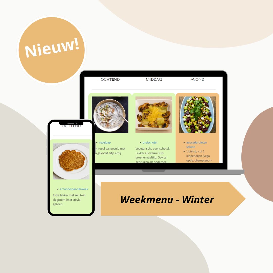 Koolhydraatarm Weekmenu winter Koolhydraatarm Weekmenu winter