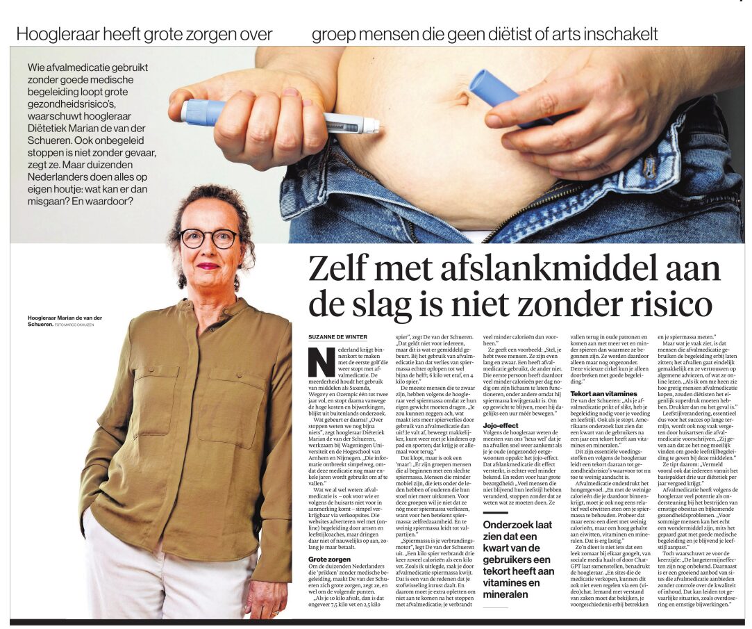 zelf met afvalmedicatie aan de slag gaan is niet zonder risico